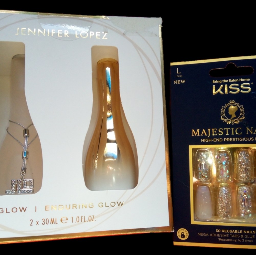 Jennifer Lopez Glow/ Enduring Glow & Majestic Nails by Kiss Combo